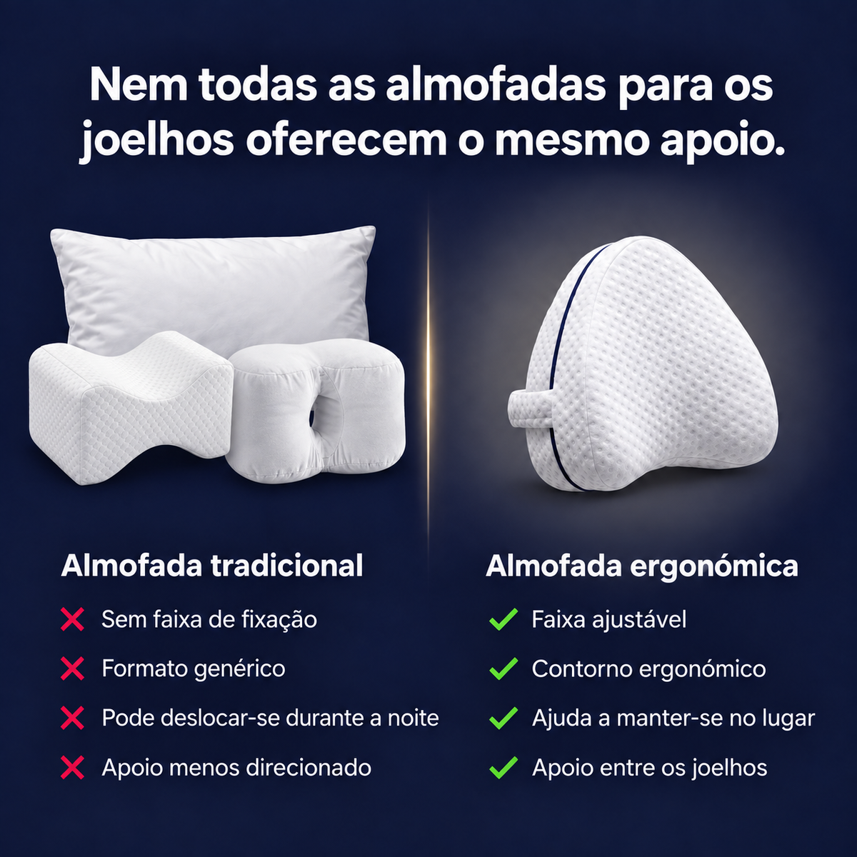 Almofada Ergonómica para Joelhos