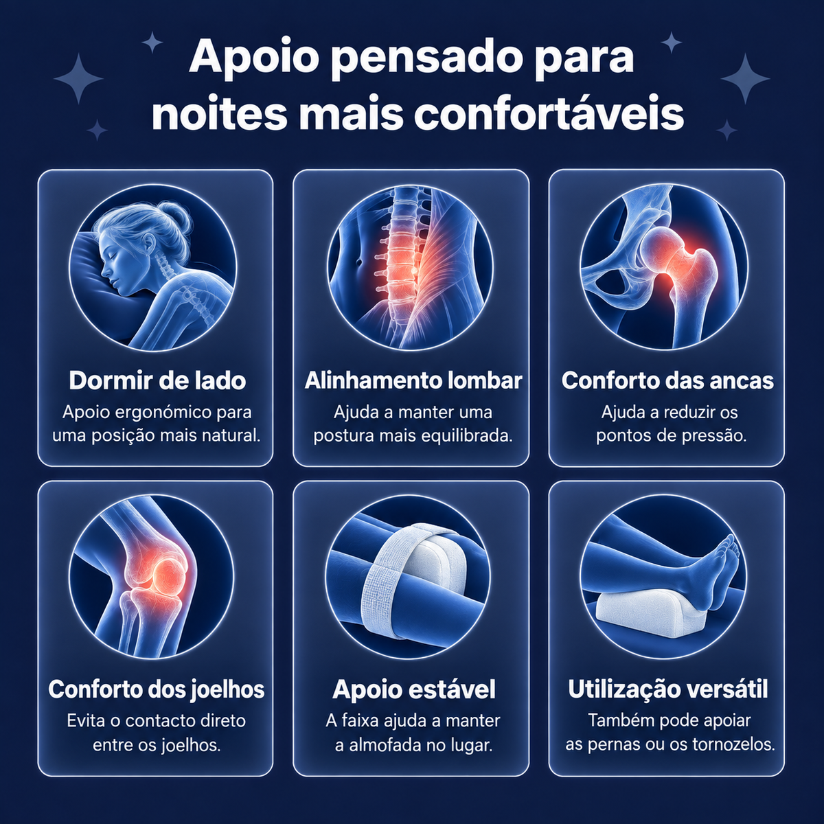 Almofada Ergonómica para Joelhos