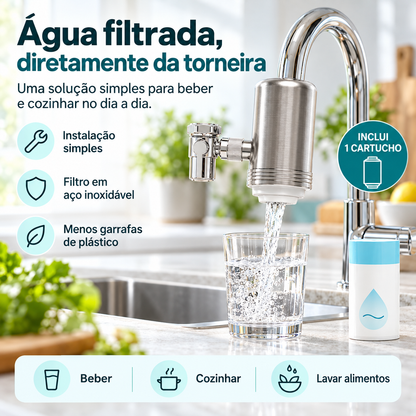 filtro de água para torneira